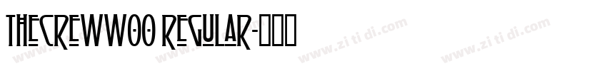 TheCrewW00 Regular字体转换